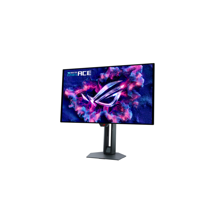 ROG Swift OLED PG259QWS Ace front view to the left
