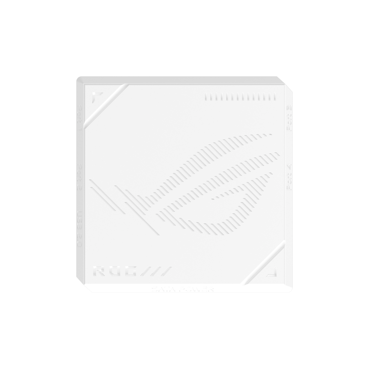 ROG GR120 ARGB PWM Fan hub white front view