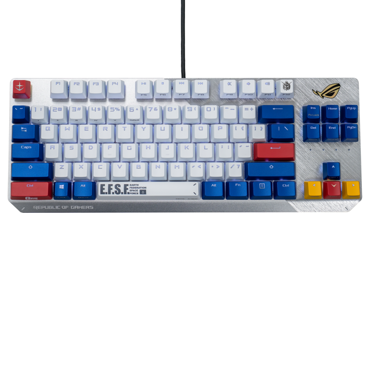 ROG Strix Scope TKL GUNDAM EDITION front view