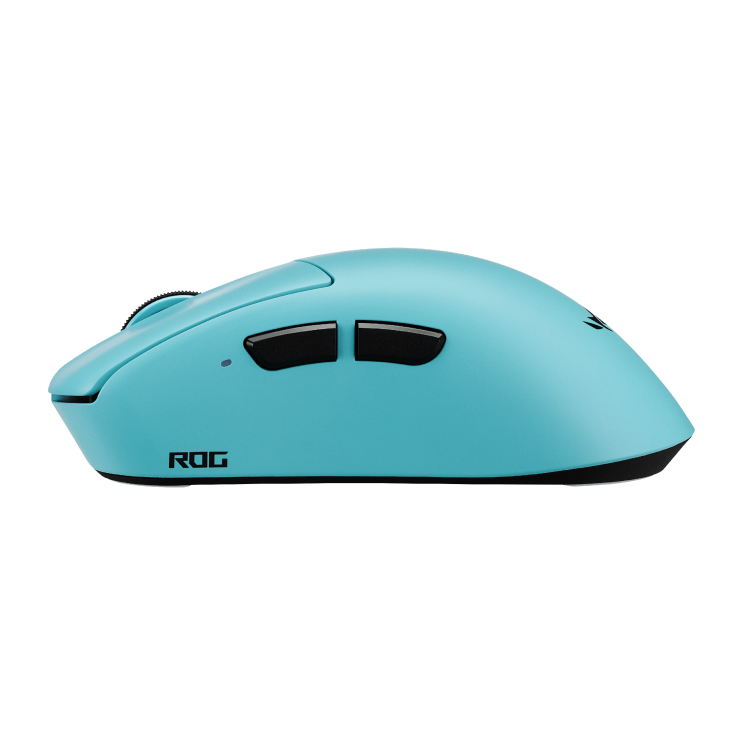 Gladius IV Ace Aqua Blue from a side view perspective