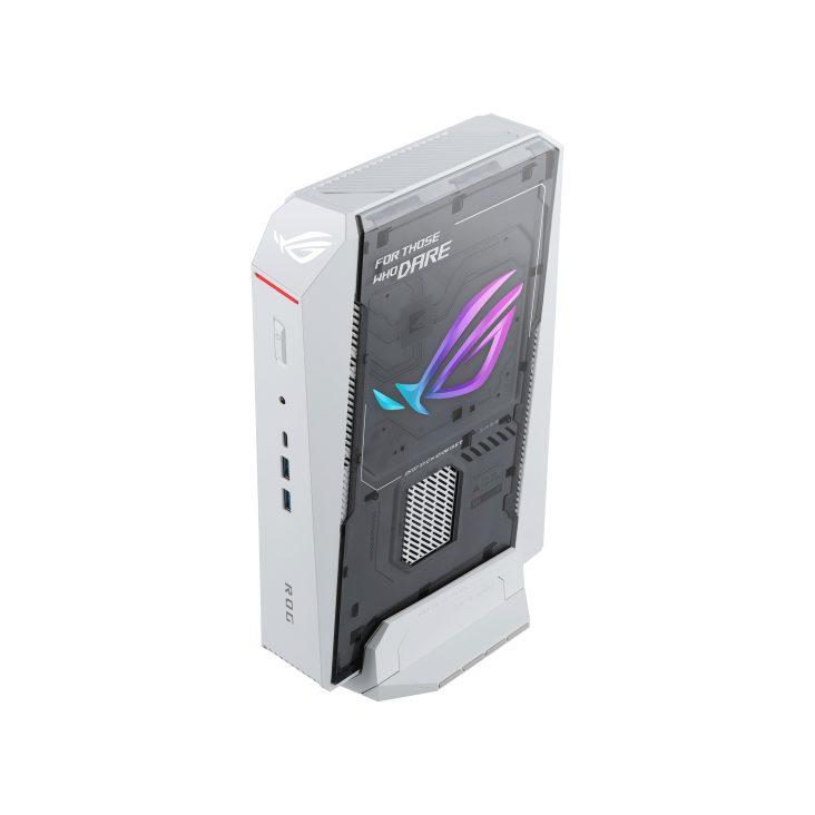 ROG-NUC-16-white,stand-left-high,light-on