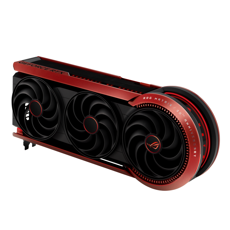 ROG Matrix Platinum GeForce RTX™ 5090 ​30th Anniversary Edition_front4
