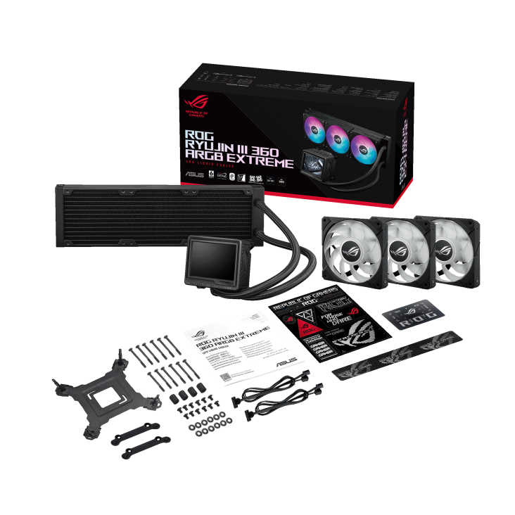 ROG Ryujin III 360 ARGB Extreme-Whats in the box