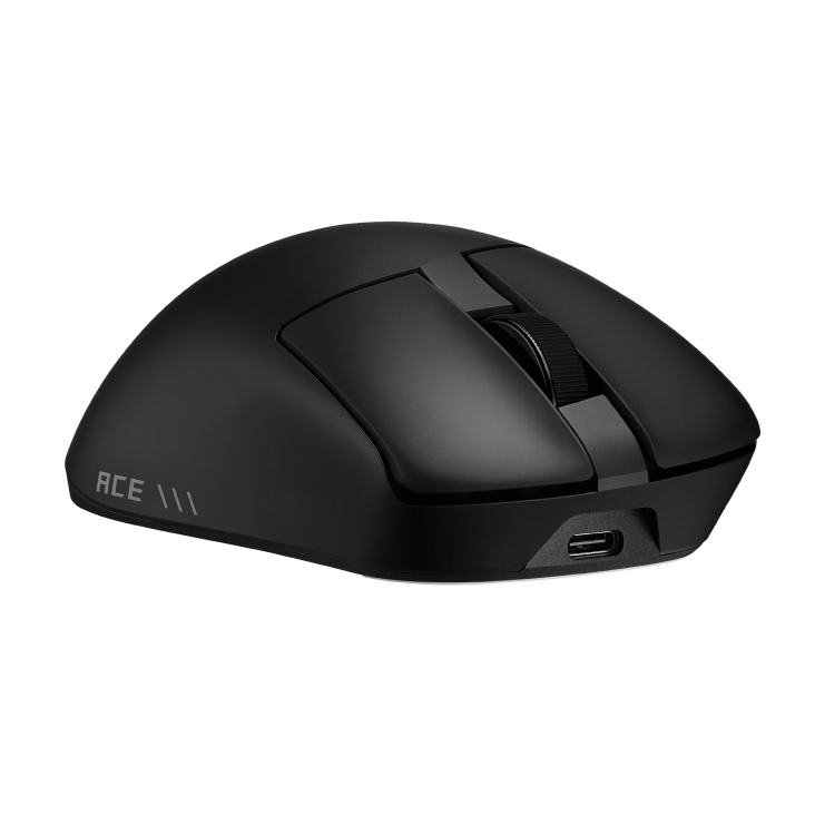 Gladius IV Ace Black from an angled frontal view perspective