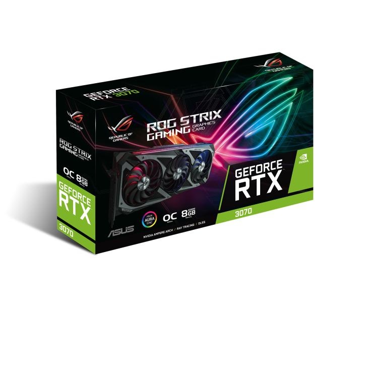 ROG-STRIX-RTX3070-O8G-GAMING graphics card packaging