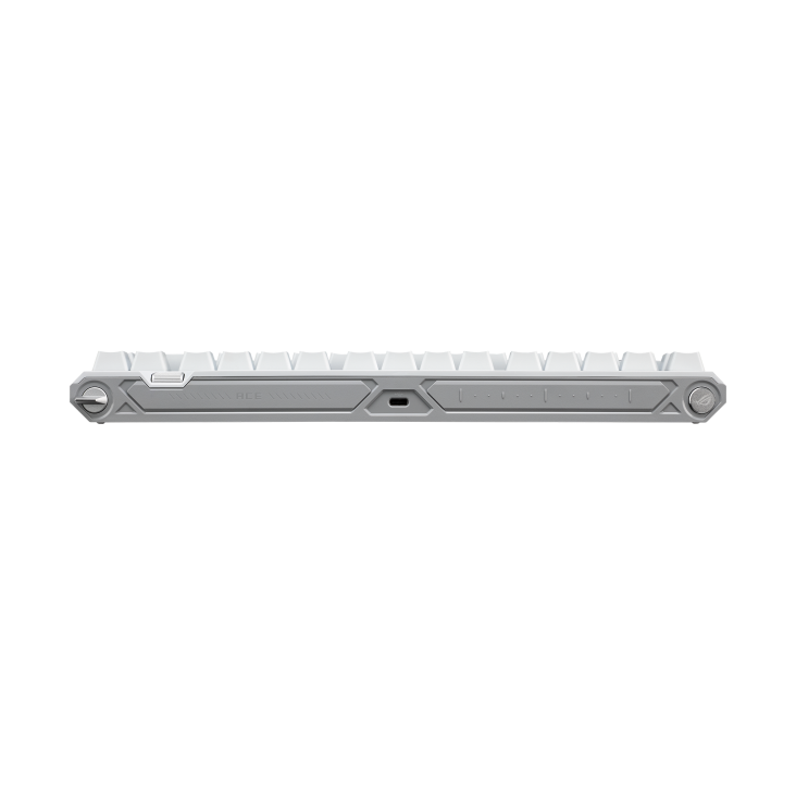 White ROG Falchion Ace 75 HE top view