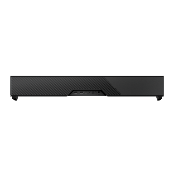 ROG Gjallar PC gaming soundbar rear view