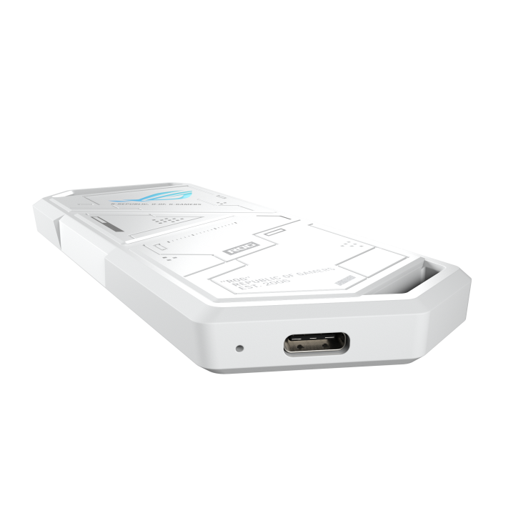 ROG Strix Arion white charging port