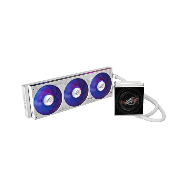 The front side of ROG Strix SLC IV 360 ARGB LCD