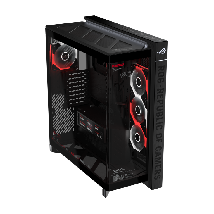 ROG Cronox ARGB Black top-down view