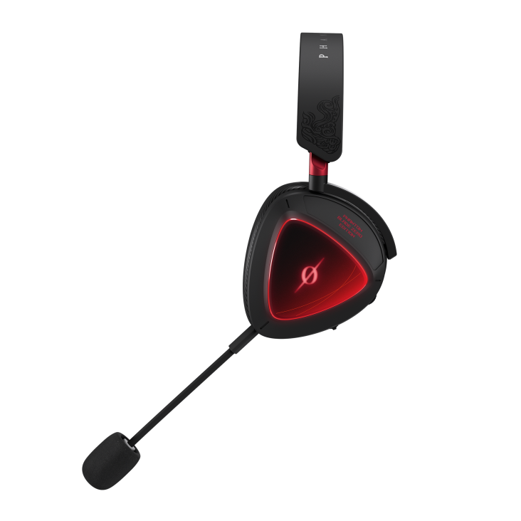 gaming headset - side view with boom microphone