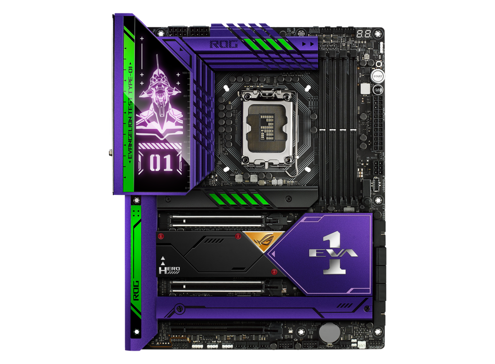 ROG MAXIMUS Z690 HERO EVA EDITION front view