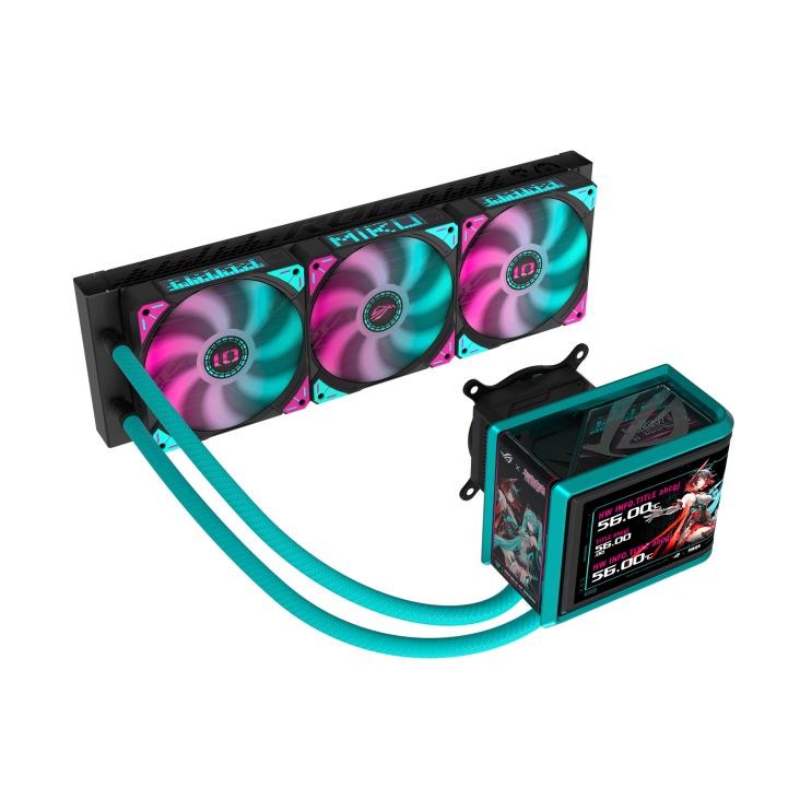 ROG Ryuo IV 360 ARGB Miku Edition liquid cooler 