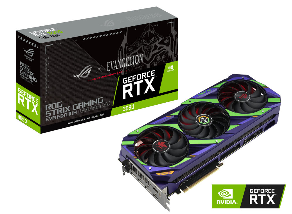 ROG-STRIX-RTX3090-O24G-EVA 限量版| 显卡| ROG Chinese mainland