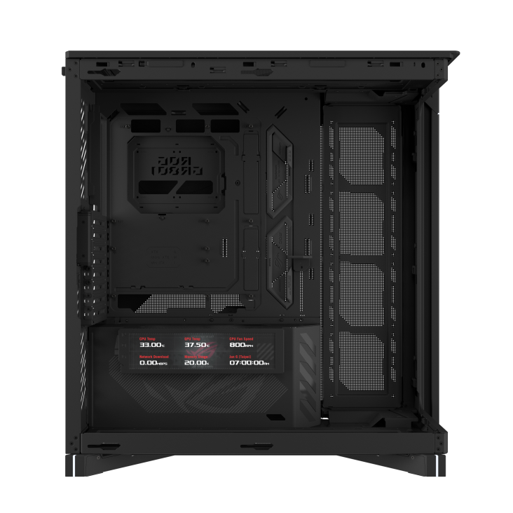 Interior view of ROG Cronox Dual TG Black