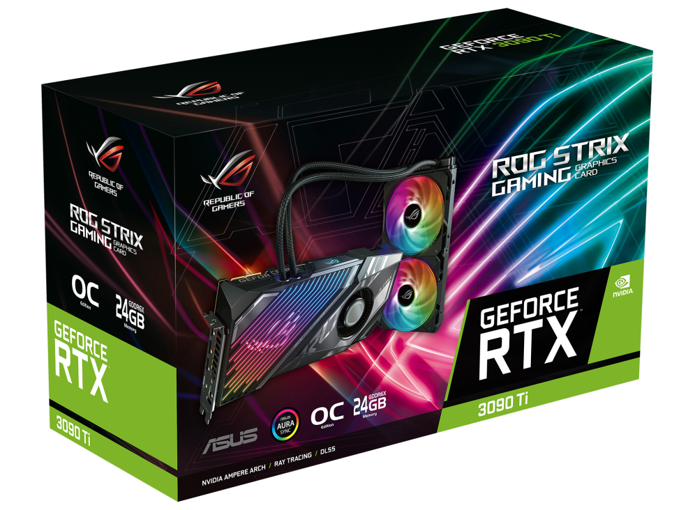 ROG Strix LC GeForce RTX 3090 Ti box