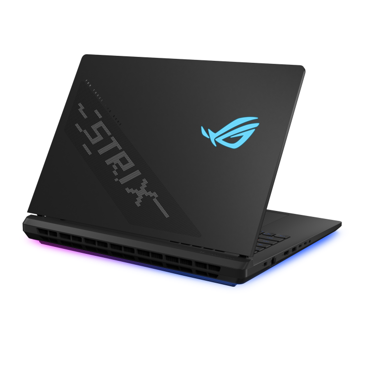 ROG Strix SCAR 18 (2026) Powerful, sleek gaming laptop, vibrant RGB, showcasing cutting-edge design.