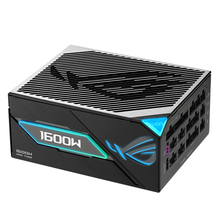 ROG Thor 1600W Titanium III EVO top-down angle