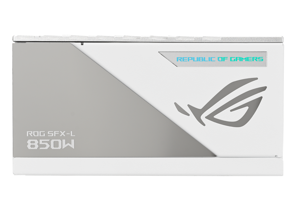 Right side of ROG Loki SFX-L 850W Platinum White Edition