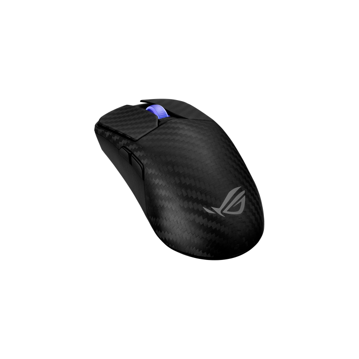 An angled view of the back of the mouse