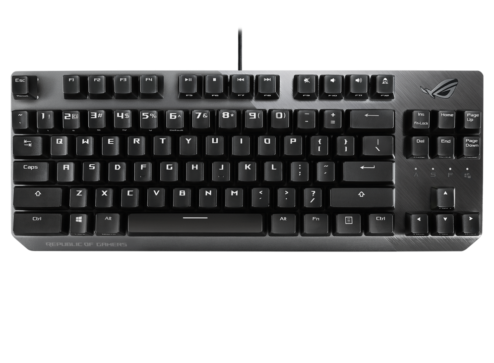 ROG Strix Scope NX TKL front view no lighting