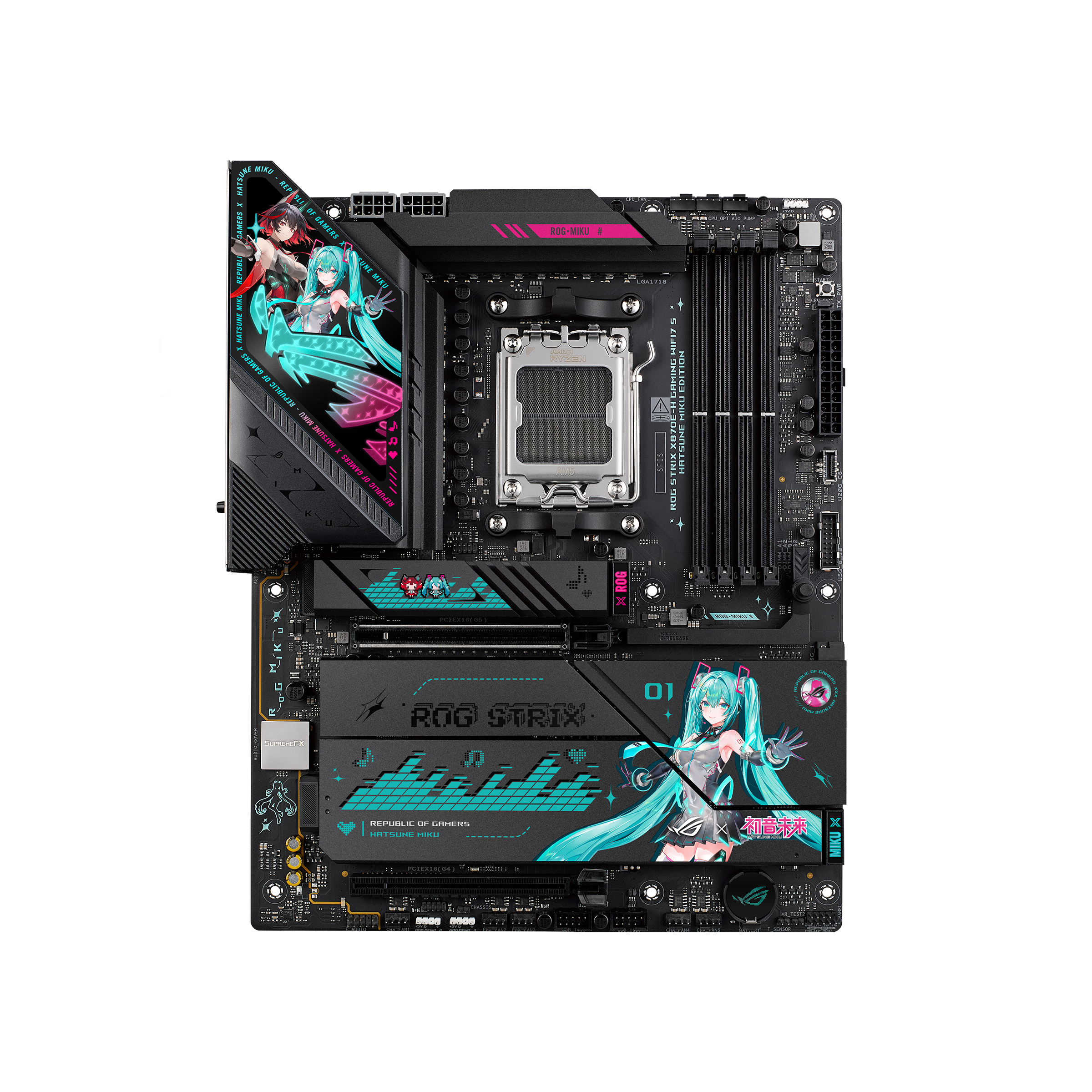 ROG X870E RO姬x初音未来版主板| ROG Strix | 电竞motherboards