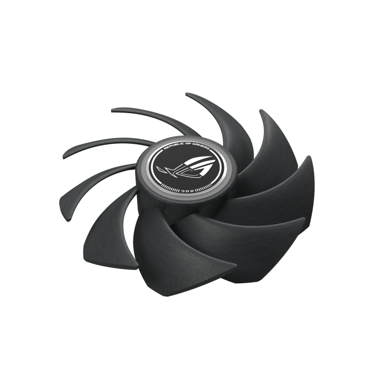 Focus shot of ROG Eurux GR120 ARGB Fan LCP blade
