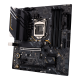 TUF GAMING B560M-E front view, 45 degrees