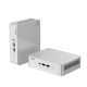 ASUS NUC 15 Pro Plus L10, two mini PCs, right one lies flat, left one standing vertically