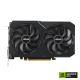 Front view of the ASUS Dual GeForce RTX 3050 SI V2 OC Edition graphics card with NVIDIA logo